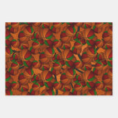 Feestelijke rode groene sport basketbal geschenken inpakpapier vel (Voorkant)