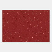 Feestelijke rode huisdier foto kerstboom inpakpapier vel (Voorkant 2)