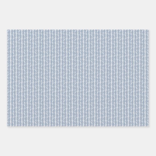 Feestelijke rode perzik blush roze blauw hart patr inpakpapier vel (Voorkant 3)