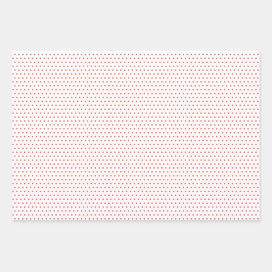 Feestelijke rode perzik blush roze blauw hart patr inpakpapier vel (Voorkant 2)