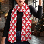 Feestelijke rode sneeuwman patroon wintervakantie sjaal<br><div class="desc">Omarm de vakantiegeest met deze charmante rode wintersjaal met een schattig sneeuwmanpatroon. Perfect voor het toevoegen van een speelse maar feestelijke touch aan uw seizoensgebonden garderobe, dit ontwerp toont vrolijke sneeuwpoppen tegen een levendige rode achtergrond. Of je nu verkleed bent voor een feestelijke bijeenkomst of het cadeau doet aan een...</div>