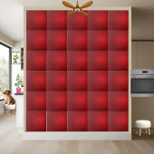 Feestelijke Rode Sneeuwvlok Patroon Keramische Teg Tegeltje