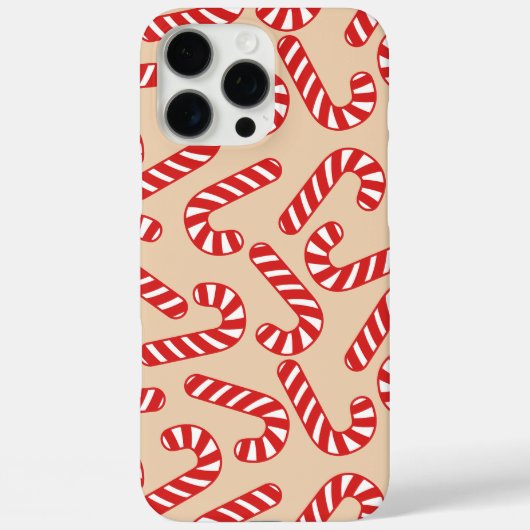 Feestelijke rode snoepriet Case-Mate iPhone case (Achterkant)