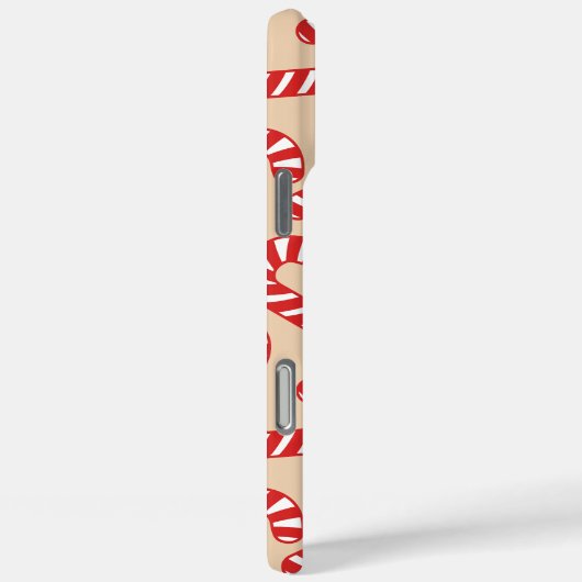 Feestelijke rode snoepriet Case-Mate iPhone case (Achterkant / Rechts)