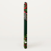 Feestelijke rode strik met levendige kerstgroen Case-Mate iPhone case (Achterkant / rechts)