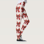 Feestelijke rode strikleggingen leggings (Rechts)