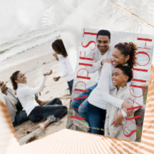 Feestelijke rode twee foto gelukkigste Feestdagen