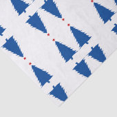 Feestelijke rode, witte & blauwe bomen tissuepapier (Detail)