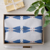 Feestelijke rode, witte & blauwe bomen tissuepapier (Geschenk)