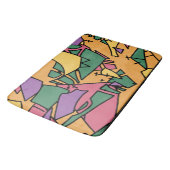 Feestelijke rommelige doodle badmat (Gekanteld)