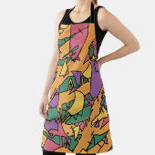 Feestelijke rommelige doodle schort (Insitu)