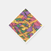 Feestelijke rommelige doodle servet (Hoek)