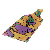 Feestelijke rommelige doodle snijplank (Hoek)