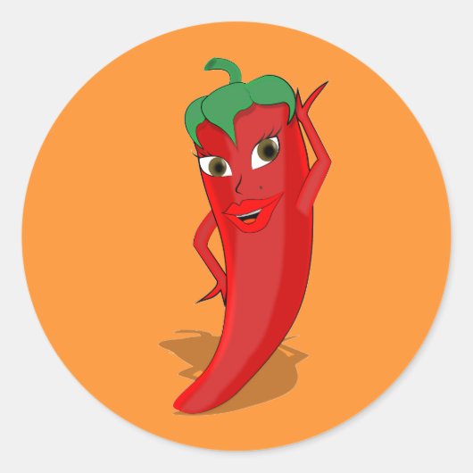 Feestelijke Ronde Sticker (Voorkant)