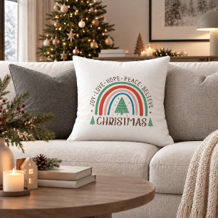 Feestelijke Rood Groene Boho Kerst Decoratie Kusse Kussen