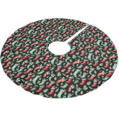Feestelijke rood groene kousen Kerstmis Kerstboom Rok (Gekanteld)
