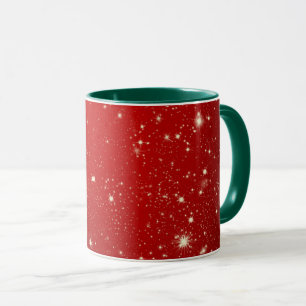 Feestelijke rood mok