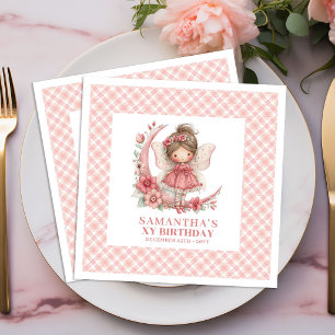 Feestelijke Roze Bloem Serovertrekken voor Meisjes Servet