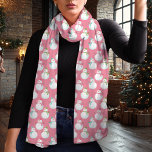 Feestelijke Roze Sneeuwman Patroon Wintervakantie Sjaal<br><div class="desc">Omarm de vakantiegeest met deze charmante roze wintersjaal met een schattig sneeuwmanpatroon. Perfect voor het toevoegen van een speelse maar feestelijke touch aan uw seizoensgebonden garderobe, dit ontwerp toont vrolijke sneeuwpoppen tegen een levendige roze achtergrond. Of je nu verkleed bent voor een feestelijke bijeenkomst of het cadeau doet aan een...</div>