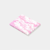 Feestelijke Roze Wolken Post-it® Notes (Schuin)