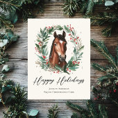 Feestelijke Ruitersport Zakelijk Zakelijk Kerstmis Feestdagenkaart
