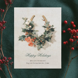 Feestelijke Ruitersport Zakelijk Zakelijk Kerstmis Feestdagenkaart