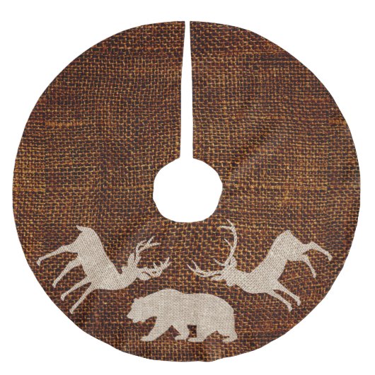 feestelijke Rustige beren met kerstmis Kerstboom Rok (Voorkant)