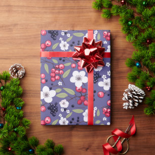 Feestelijke Santa Christmas Carol Gift Wrap Cadeaupapier