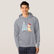 Feestelijke Santa Dog Hoodie – Gezellige Kerstmis