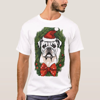 Feestelijke Santa Dog T-Shirt – Perfect voor Honde