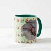 Feestelijke Santa & Elf Foto Mok - Perfect Xmas Gi (Voorkant rechts)