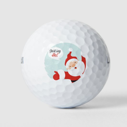 Feestelijke Santa Golf cadeau voor papa en opa Golfballen (Voorkant)