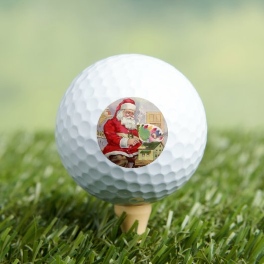 Feestelijke Santa Golf cadeau voor papa en opa Golfballen (Insitu Shirt)