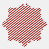 Feestelijke Santa Hat Ornament Kaart (Achterkant)