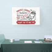 Feestelijke Santa's keuze Hot cacao bar verkopers Spandoek (Beurs)