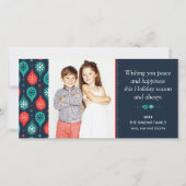 Feestelijke Scandinavische volks kunst vakantiefot Kaart (Voorkant)