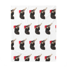 Feestelijke & schattige bernedoodle met een kerstm