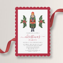 Feestelijke Schattige Notenkraker Kerstfeest  Kaart