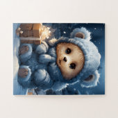 Feestelijke Schattigee Kerst Beer puzzel Legpuzzel (Horizontaal)