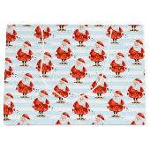 Feestelijke Schattigee Kerstman Groot Cadeauzakje (Voorkant)