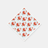Feestelijke Schattigee Kerstman Servet (Hoek)