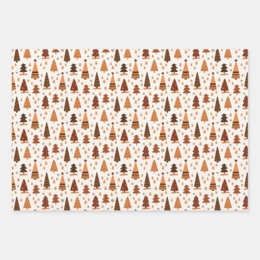 Feestelijke Schattigee moderne minimalistische ker Inpakpapier Vel (Voorkant 3)