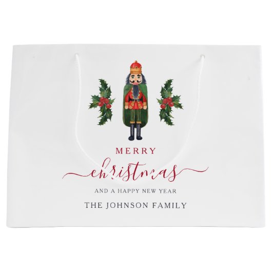 Feestelijke Schattigee Notenkraker Kerst Groot Cadeauzakje (Voorkant)