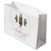 Feestelijke Schattigee Notenkraker Kerst Groot Cadeauzakje (Achterkant Gekanteld)