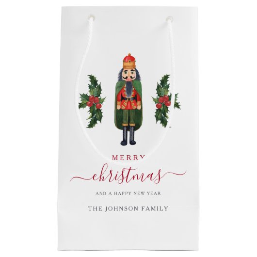 Feestelijke Schattigee Notenkraker Kerst Klein Cadeauzakje (Voorkant)