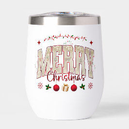 Feestelijke Schattigee vrolijke kerstvakantie ontw