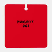 Feestelijke schedel Ornament (Achterkant)