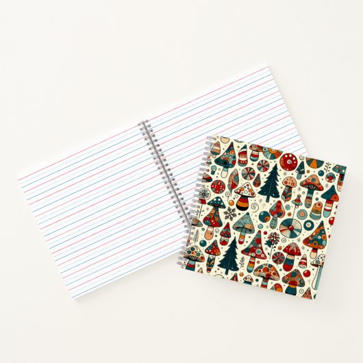 Feestelijke schimmels notitieboek (Binnen)