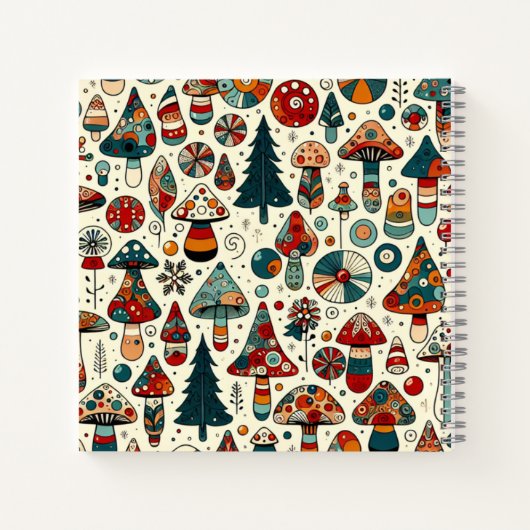 Feestelijke schimmels notitieboek (Achterkant)