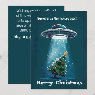 Feestelijke Science-Fiction Kerstkaart
